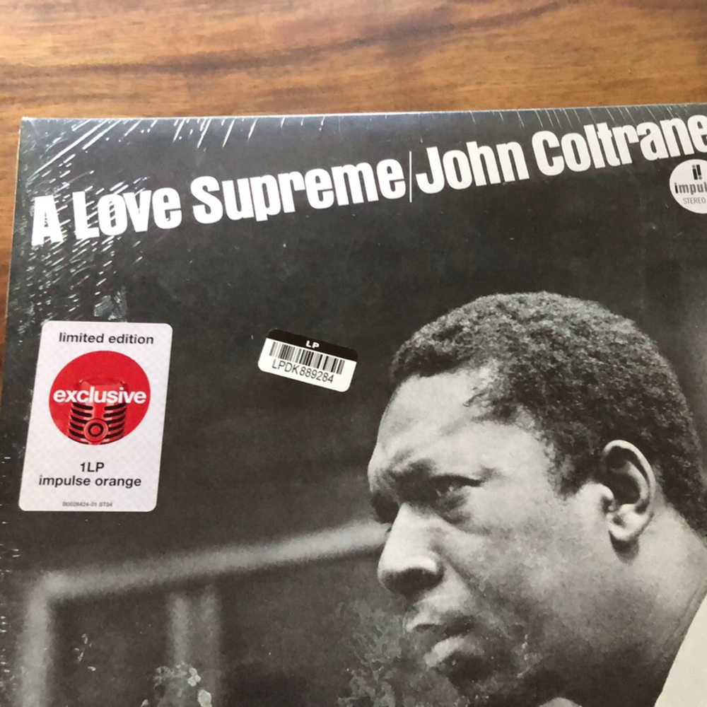 Target Exclusive Vinyl - A Love Supreme by John Coltrane - Black and White